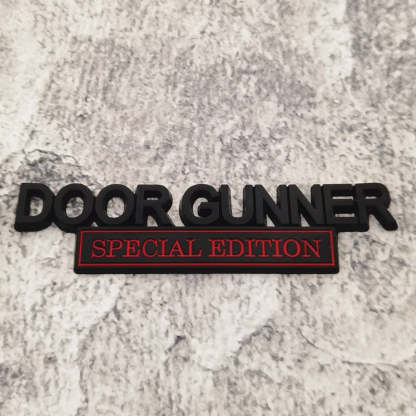 Door Gunner Special Edition - 2 Pcs Emblem Sticker Badge - TE024