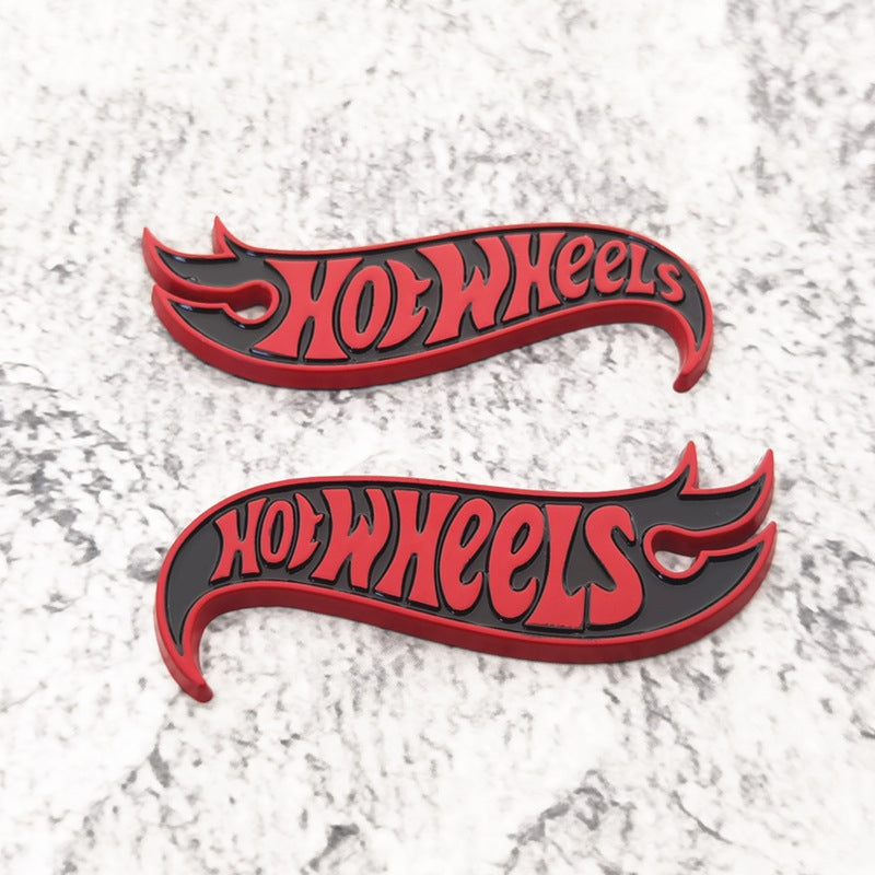 Hot Wheels - 2 Pcs Emblem Sticker Badge - TE003