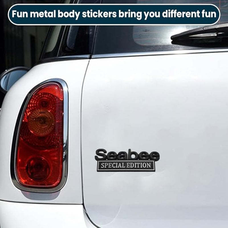 Sea Bee Special Edition - 2 Pcs Emblem Sticker Badge - TE023