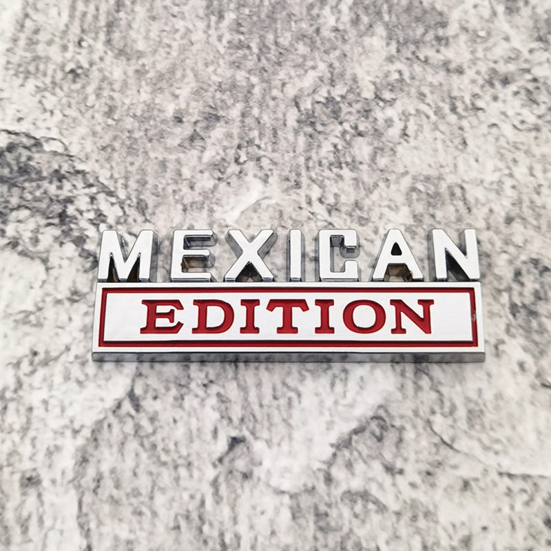 Mexican Edition - 2 Pcs Emblem Sticker Badge - TE012