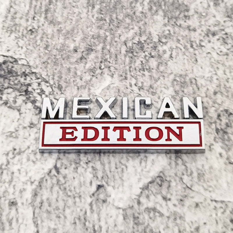 Mexican Edition - 2 Pcs Emblem Sticker Badge - TE012