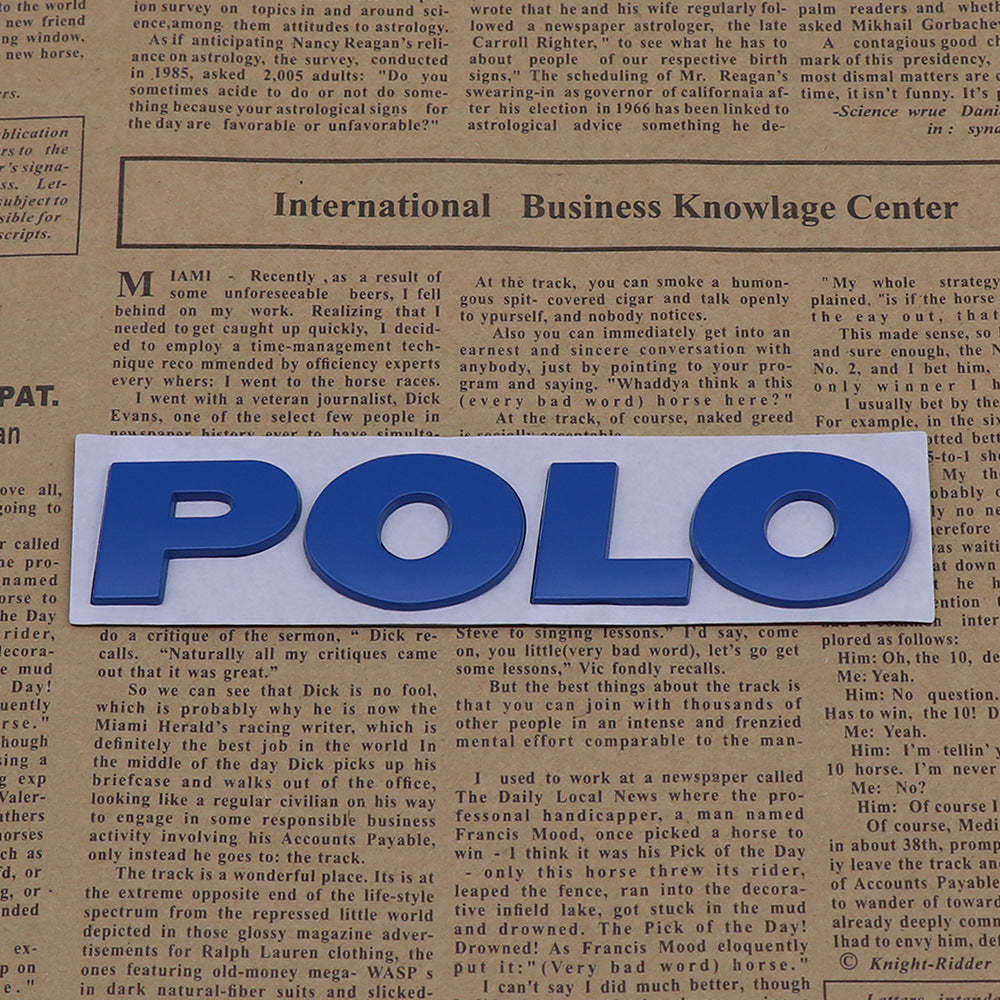 Polo - 2 Pcs Emblem Sticker Badge - TE034