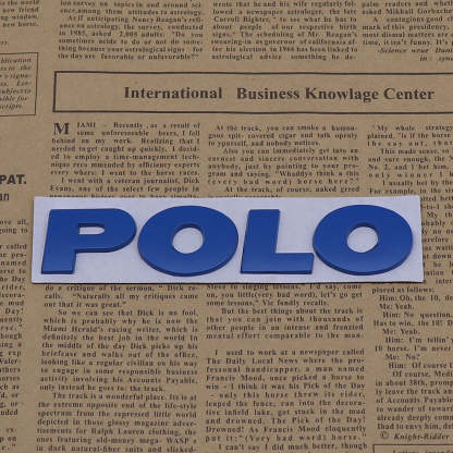 Polo - 2 Pcs Emblem Sticker Badge - TE034