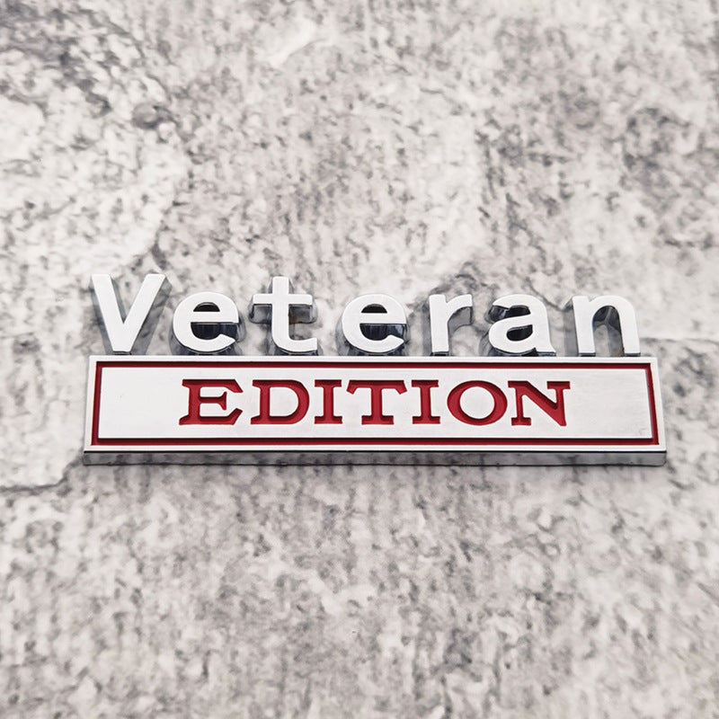 Veteran Edition - 2 Pcs Emblem Sticker Badge - TE008