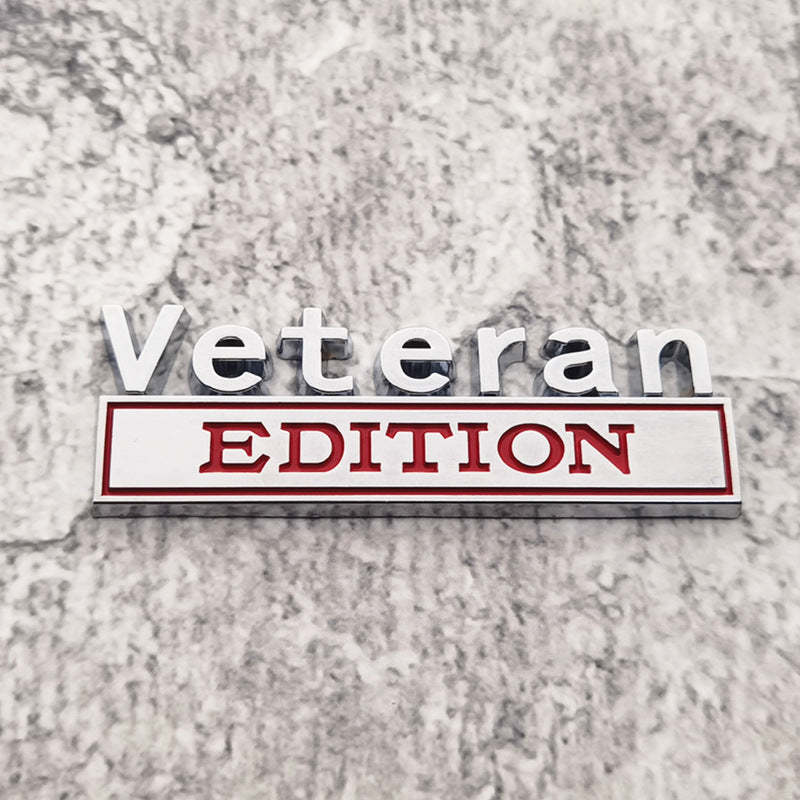Veteran Edition - 2 Pcs Emblem Sticker Badge - TE008