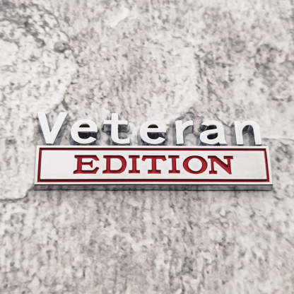 Veteran Edition - 2 Pcs Emblem Sticker Badge - TE008