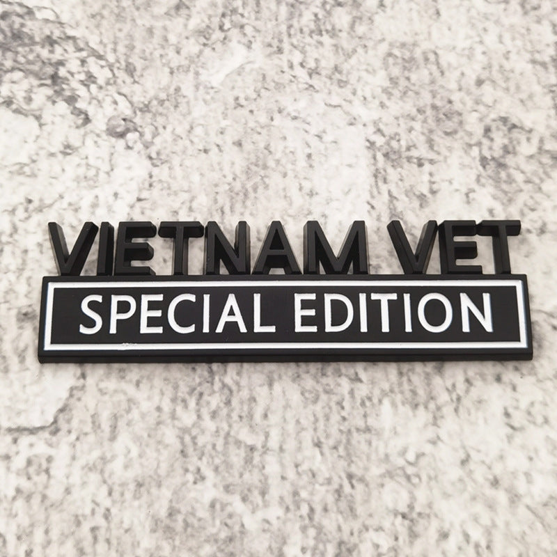 Vietnam Vet - 2 Pcs Emblem Sticker Badge - TE010