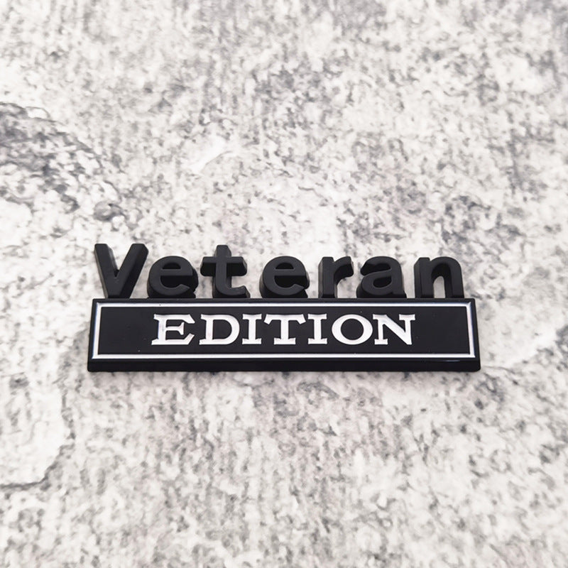 Veteran Edition - 2 Pcs Emblem Sticker Badge - TE008