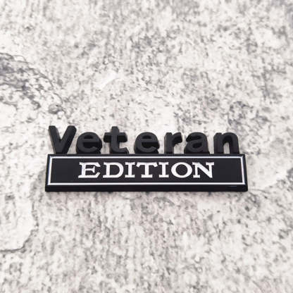 Veteran Edition - 2 Pcs Emblem Sticker Badge - TE008