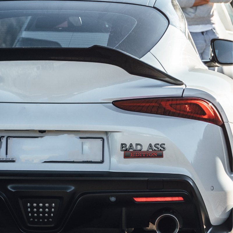 Bad Ass Edition - 2 Pcs Emblem Sticker Badge - TE005