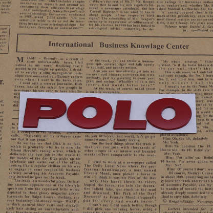 Polo - 2 Pcs Emblem Sticker Badge - TE034