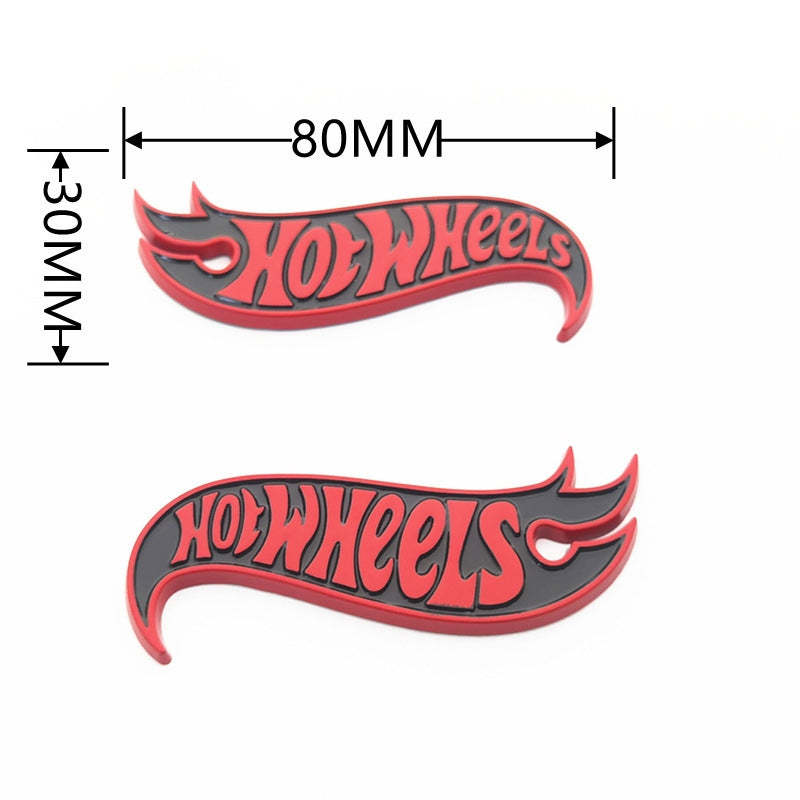 Hot Wheels - 2 Pcs Emblem Sticker Badge - TE003