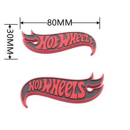 Hot Wheels - 2 Pcs Emblem Sticker Badge - TE003