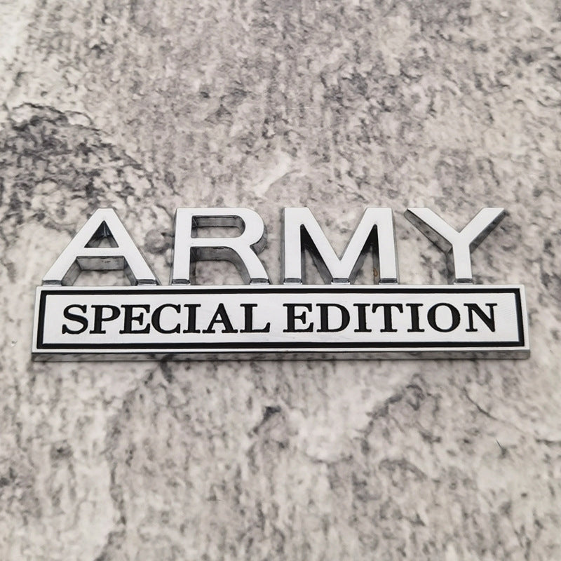 Army Special Edition - 2 Pcs Emblem Sticker Badge - TE019