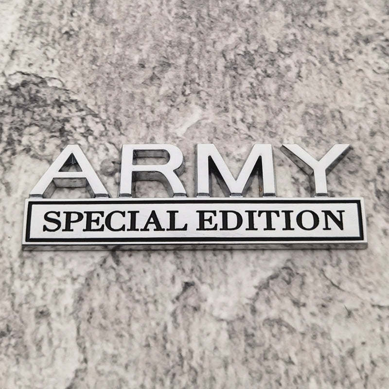 Army Special Edition - 2 Pcs Emblem Sticker Badge - TE019
