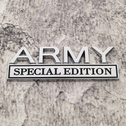 Army Special Edition - 2 Pcs Emblem Sticker Badge - TE019