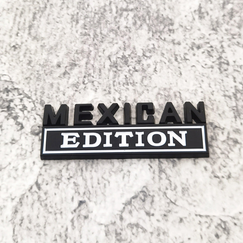 Mexican Edition - 2 Pcs Emblem Sticker Badge - TE012
