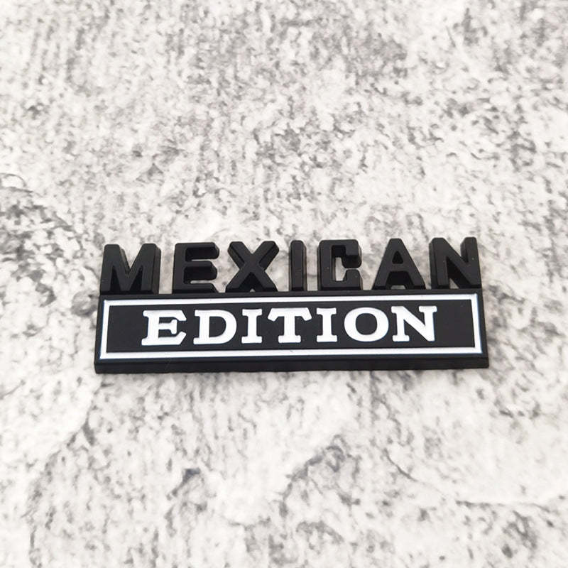 Mexican Edition - 2 Pcs Emblem Sticker Badge - TE012