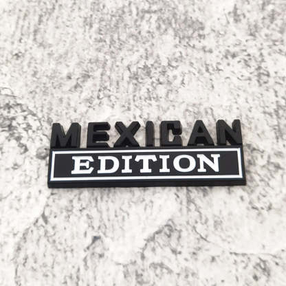 Mexican Edition - 2 Pcs Emblem Sticker Badge - TE012