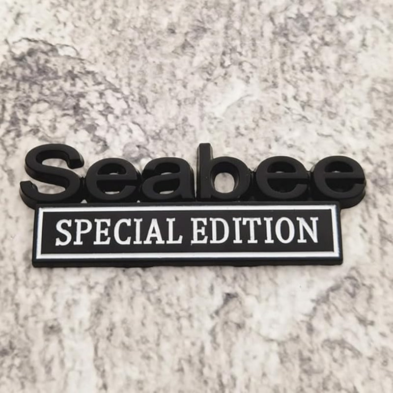 Sea Bee Special Edition - 2 Pcs Emblem Sticker Badge - TE023