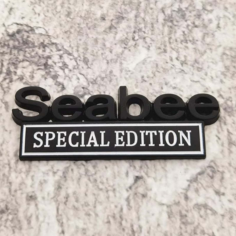 Sea Bee Special Edition - 2 Pcs Emblem Sticker Badge - TE023