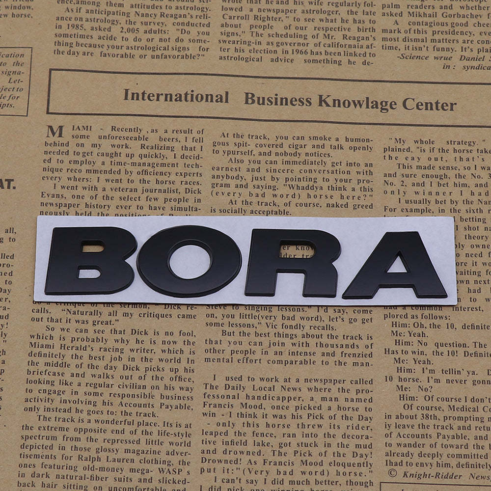 Bora - 2 Pcs Emblem Sticker Badge - TE032