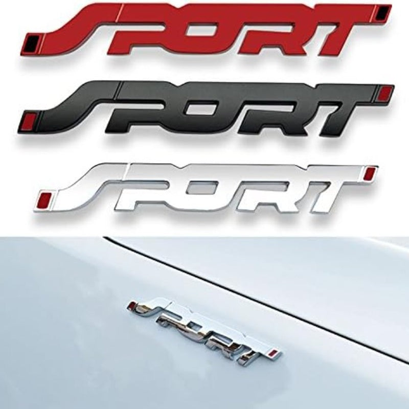 Sport - 2 Pcs Emblem Sticker Badge - TE006