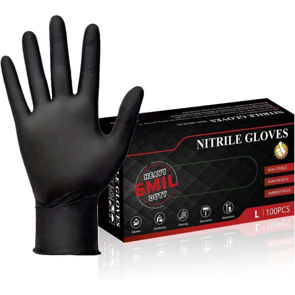 Heavy Duty Nitrile Gloves - 100 Count per Box
