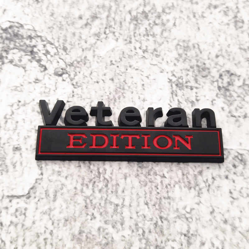 Veteran Edition - 2 Pcs Emblem Sticker Badge - TE008