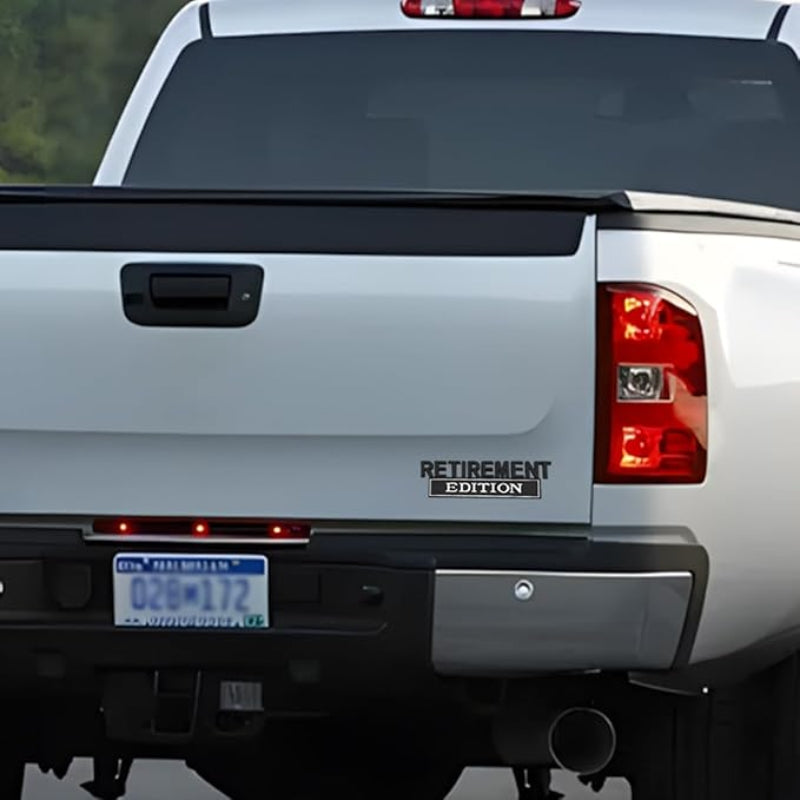 Retirement Edition - 2 Pcs Emblem Sticker Badge - TE030