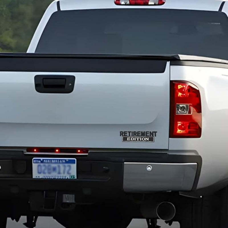 Retirement Edition - 2 Pcs Emblem Sticker Badge - TE030