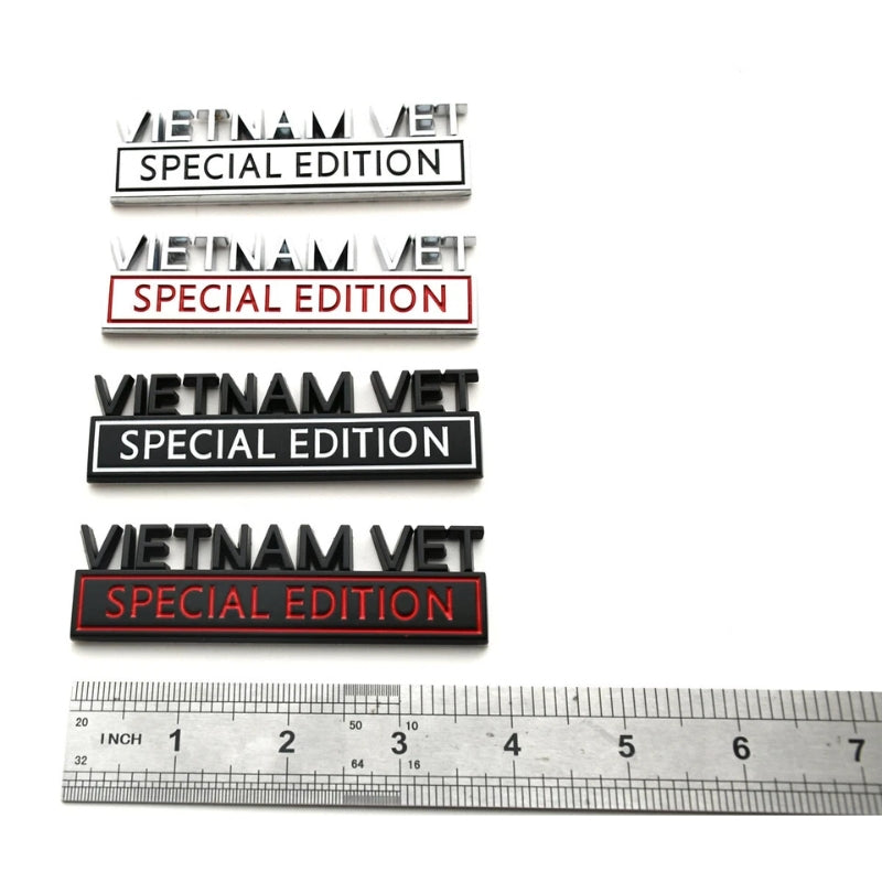 Vietnam Vet - 2 Pcs Emblem Sticker Badge - TE010