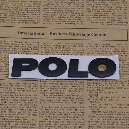 Polo - 2 Pcs Emblem Sticker Badge - TE034