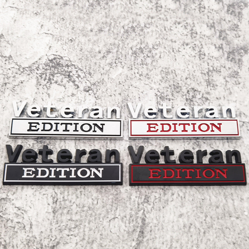 Veteran Edition - 2 Pcs Emblem Sticker Badge - TE008