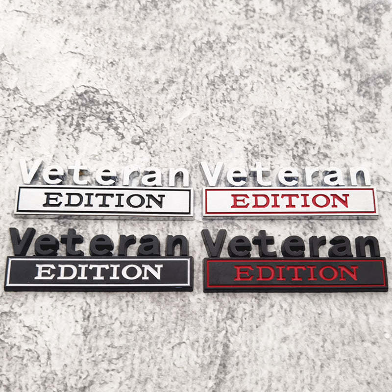 Veteran Edition - Emblem Sticker Badge, Funny Decals for Car, Truck, S