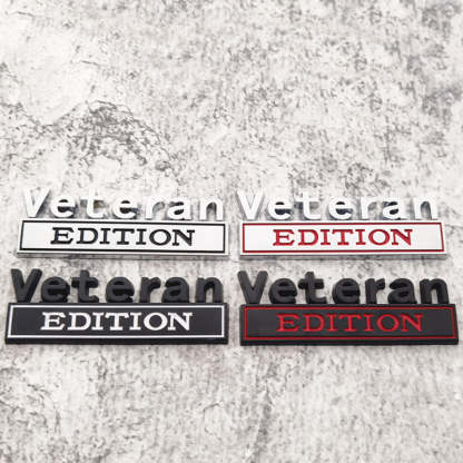 Veteran Edition - 2 Pcs Emblem Sticker Badge - TE008