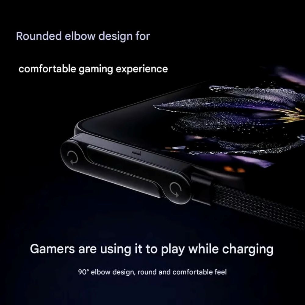 2-in-1 Invisible Holder Charger Cable - 240W Fast Charging Cord with Built-In Phone Stand