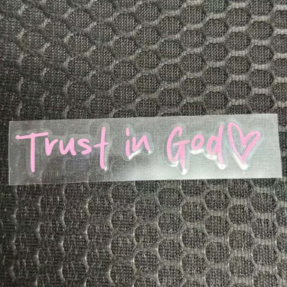 Trust in God Car Rearview Mirror Sticker