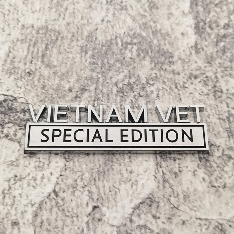 Vietnam Vet - 2 Pcs Emblem Sticker Badge - TE010