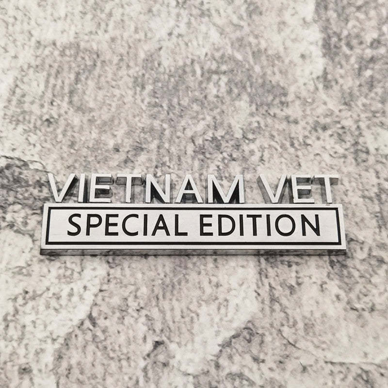 Vietnam Vet - 2 Pcs Emblem Sticker Badge - TE010