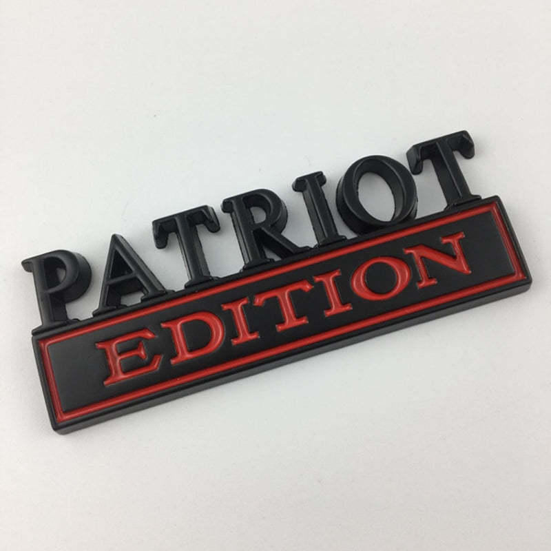 Patriot Edition - 2 Pcs Emblem Sticker Badge - TE038