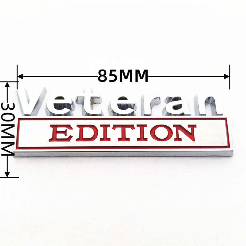 Veteran Edition - 2 Pcs Emblem Sticker Badge - TE008