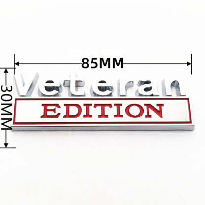 Veteran Edition - 2 Pcs Emblem Sticker Badge - TE008