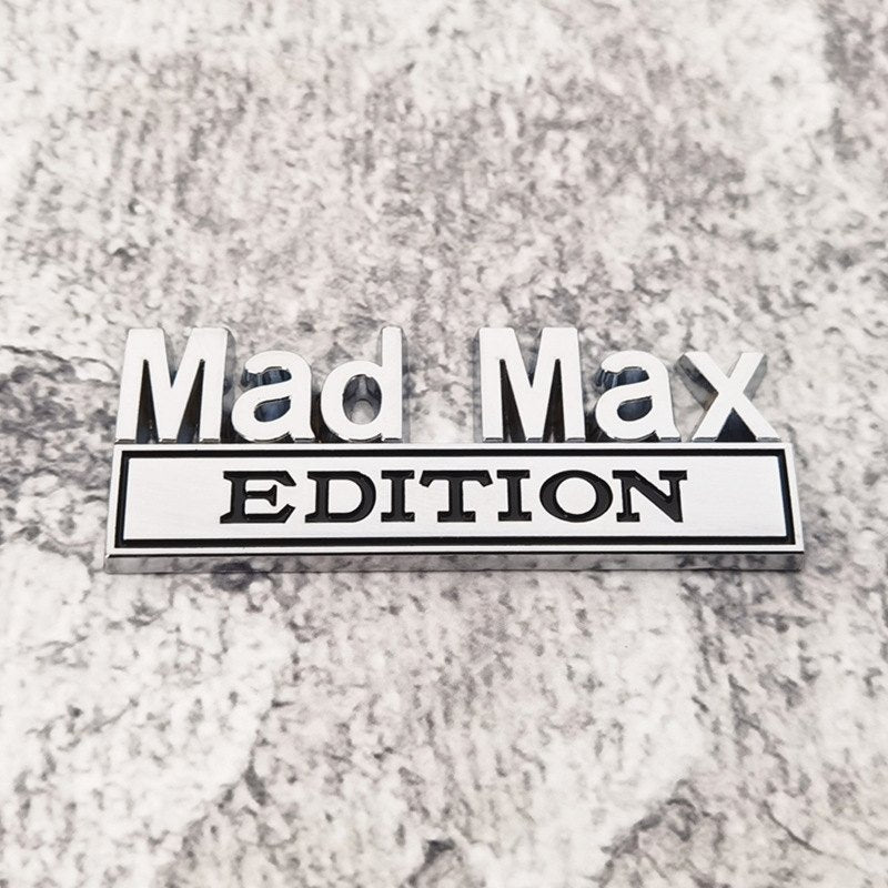 Mad Max Edition - 2 Pcs Emblem Sticker Badge - TE017