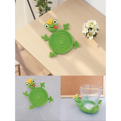 Handmade Crochet Animal Coasters
