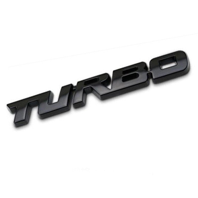 Turbo - 2 Pcs Emblem Sticker Badge - TE002