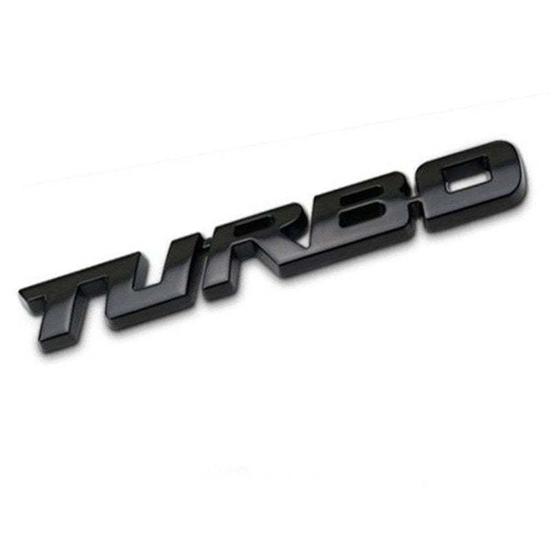 Turbo - 2 Pcs Emblem Sticker Badge - TE002
