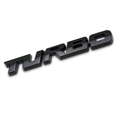 Turbo - 2 Pcs Emblem Sticker Badge - TE002