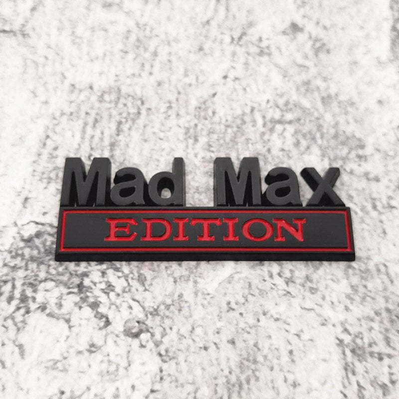 Mad Max Edition - 2 Pcs Emblem Sticker Badge - TE017