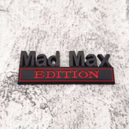 Mad Max Edition - 2 Pcs Emblem Sticker Badge - TE017